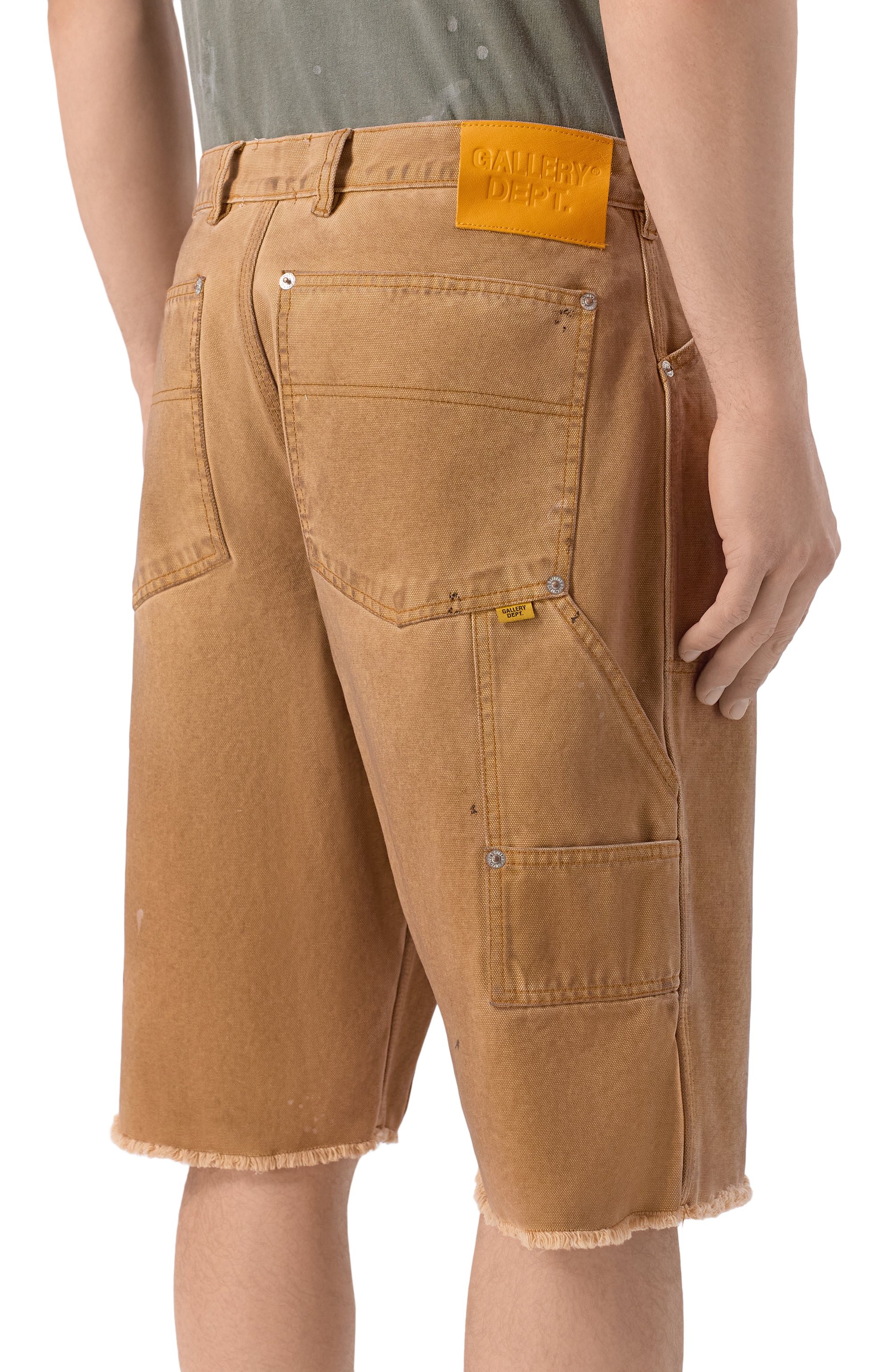 Хлопковые шорты GALLERY DEPT., арт. BTM028T/C0TT0N, фото 4