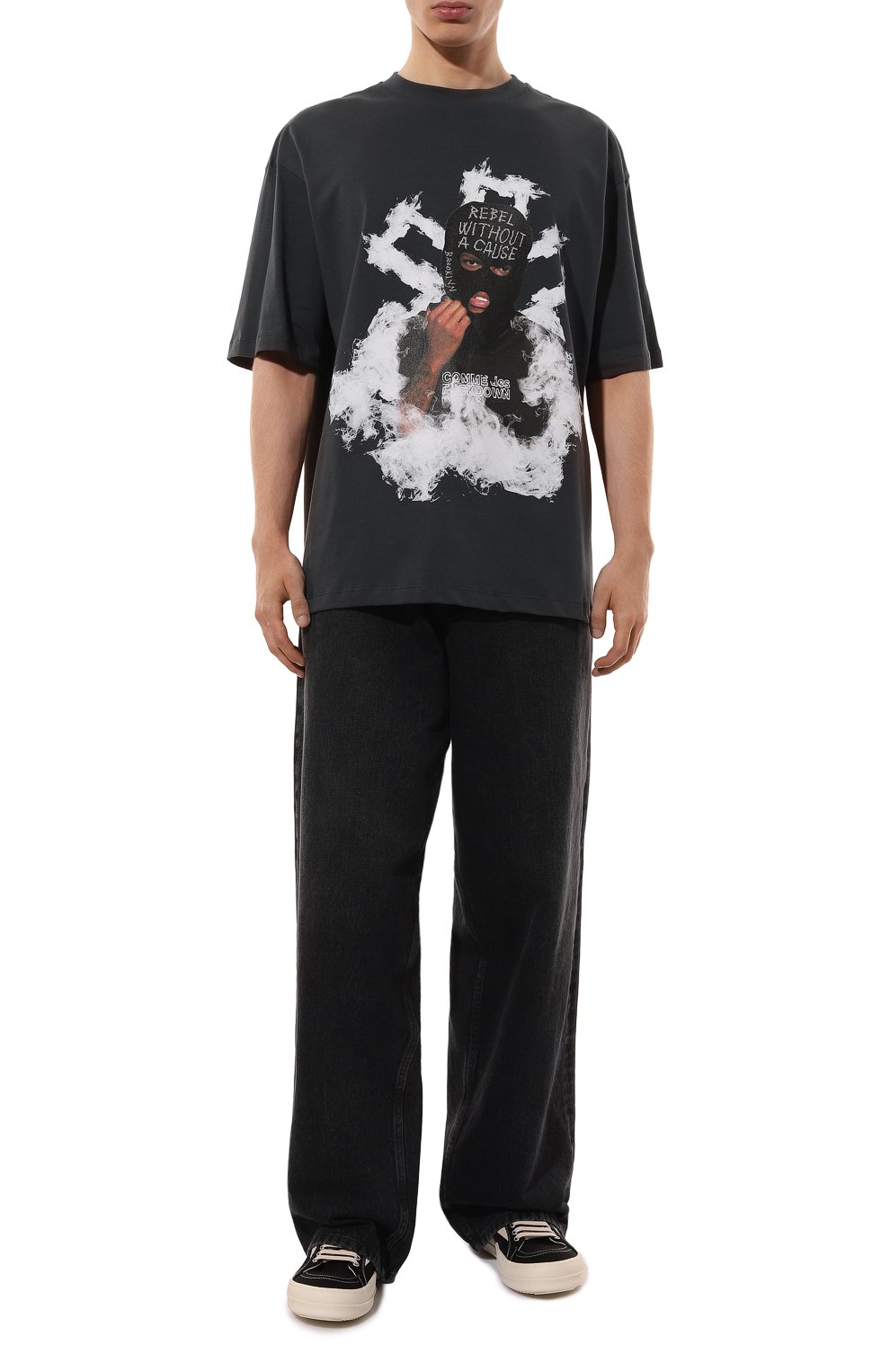 Хлопковая футболка COMME DES FUCKDOWN, арт. CFABM01450, фото 2