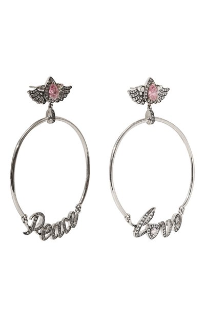 Серьги love and peace QUEENSBEE, арт. 201383, фото 3