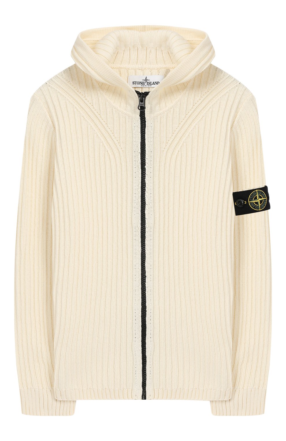 Хлопковый кардиган с капюшоном STONE ISLAND, арт. 7016509A6/6-8, фото 1