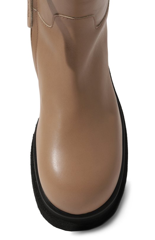 Кожаные полусапоги Sunny Nude of Scandinavia Бежевый, фото 6