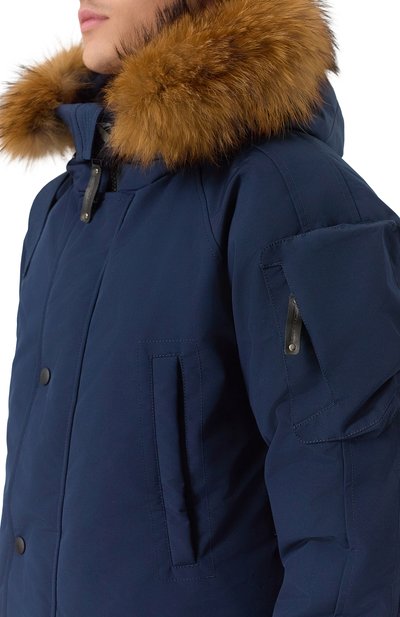 Пуховик с меховой отделкой ARCTIC EXPLORER, арт. MIR_NAVY, фото 5