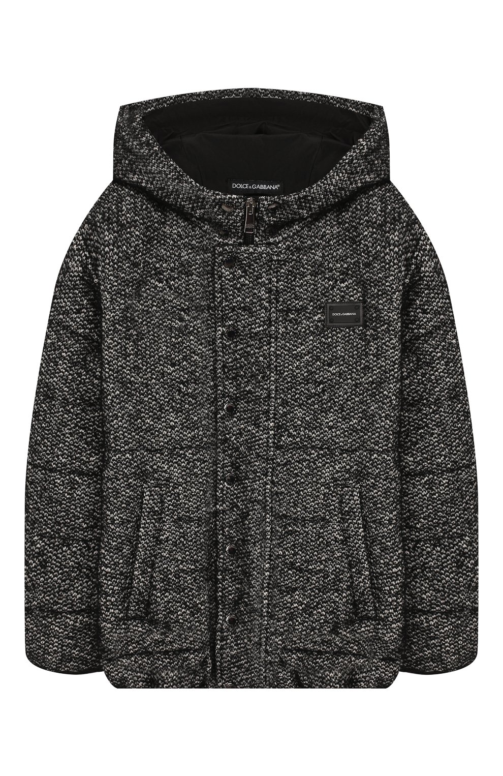 Куртка DOLCE & GABBANA серого цвета по цене 62350 руб., арт. L4JBZ2/FM3CZ/8-14, фото 1 Куртка DOLCE & GABBANA, арт. L4JBZ2/FM3CZ/8-14, фото 1