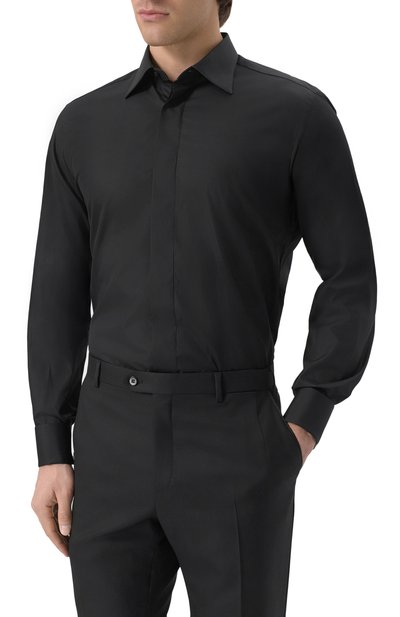 Хлопковая сорочка BRIONI, арт. RCX00L/PZ024, фото 3