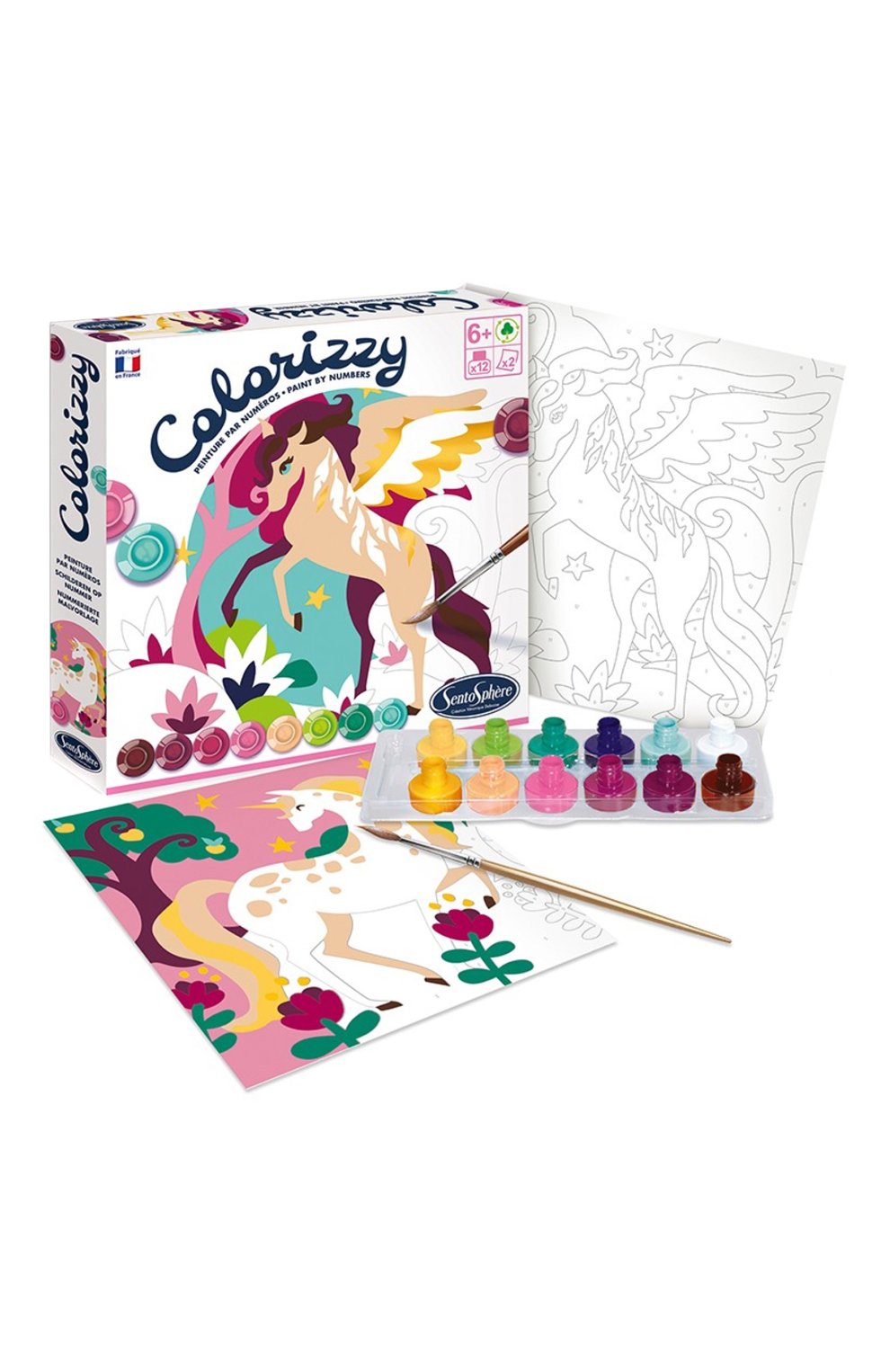 Раскраска по номерам пегасы SENTOSPHERE, арт. 4507, фото 1