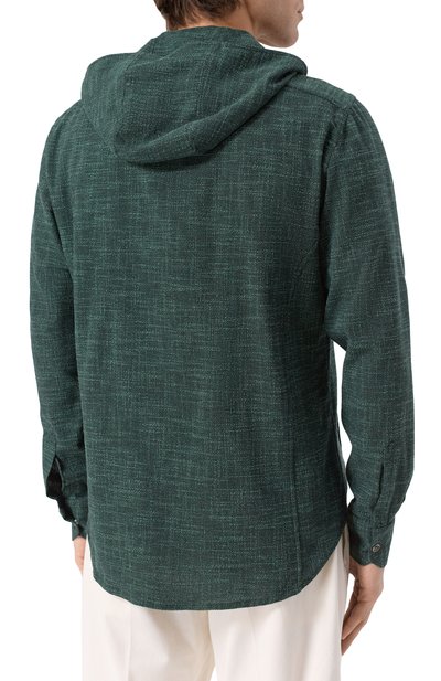 Рубашка из шерсти и шелка KITON, арт. UMCMARK0615E08, фото 4