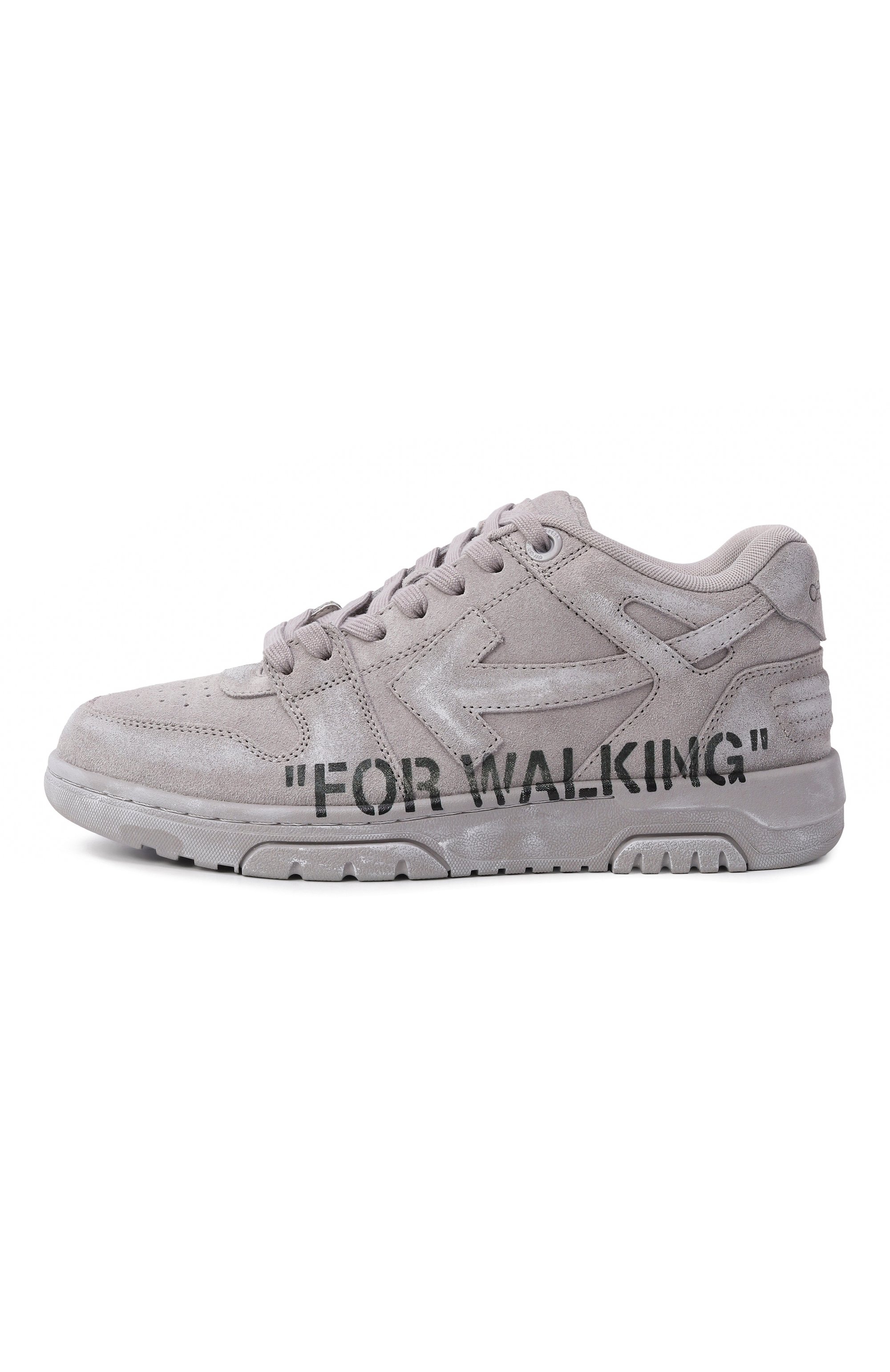 Замшевые кеды out of office OFF-WHITE, арт. 0WIA259F25LEA00B0907, фото 4