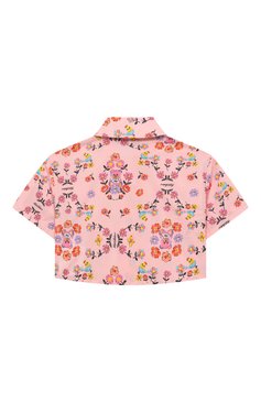 Детский комплект из рубашки и шорт MOSCHINO розового цвета, арт. HDG01E/LLB42/4-8 | Фото 3 (Рукава: Короткие; Материал внешний: Хлопок; Кросс-КТ: костюм; Тематический товар: Teddy Bear; Автоматизация состава: Проставлено; Автоматизация ТО: Проставлено; Ростовка одежда: 4 года | 104 см, 5 лет | 110 см, 6 лет | 116 см, 8 лет | 128 см)