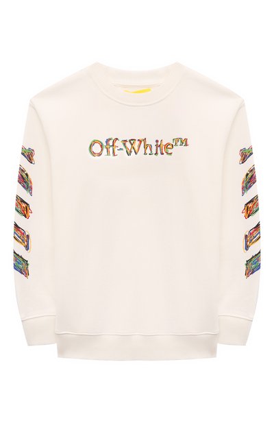 Хлопковый свитшот OFF-WHITE, арт. 0BBA001S24FLE004/4-10