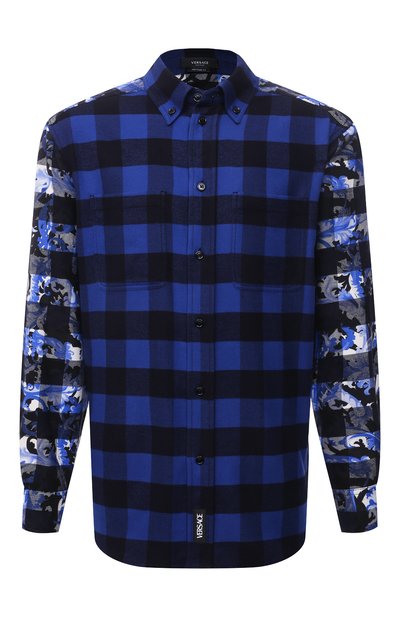 Хлопковая рубашка VERSACE, арт. 1000532/1A00450, фото 1