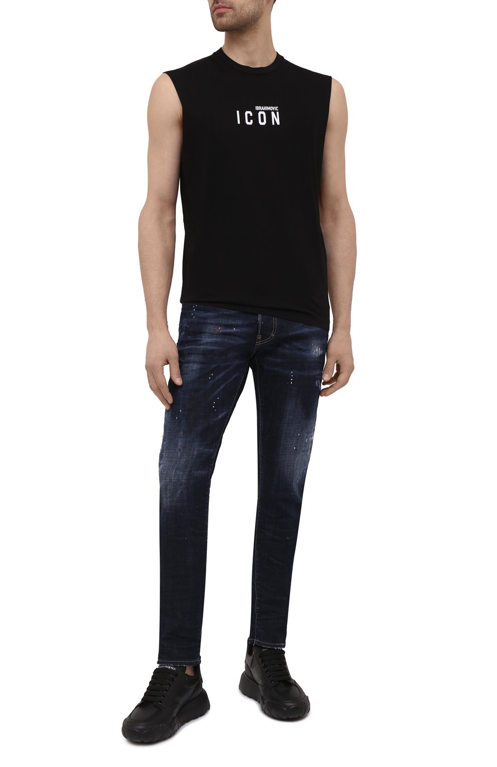 Хлопковая майка DSQUARED2, арт. S79GC0028/S23009, фото 2