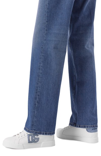 Кожаные кеды portofino light DOLCE & GABBANA, арт. CK2318/A6H53, фото 3