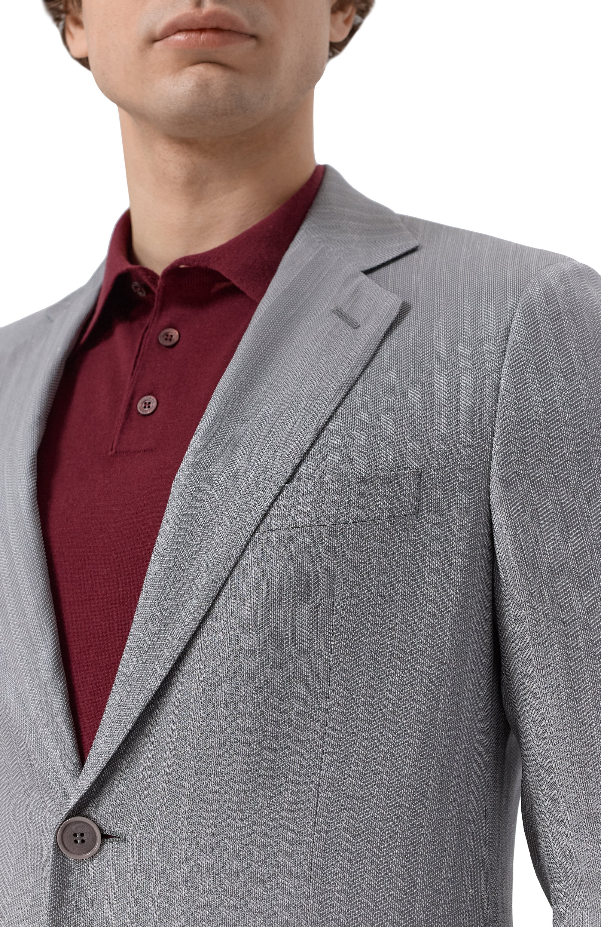 Пиджак из вискозы и льна GIORGIO ARMANI, арт. GM000317/TE14464, фото 5