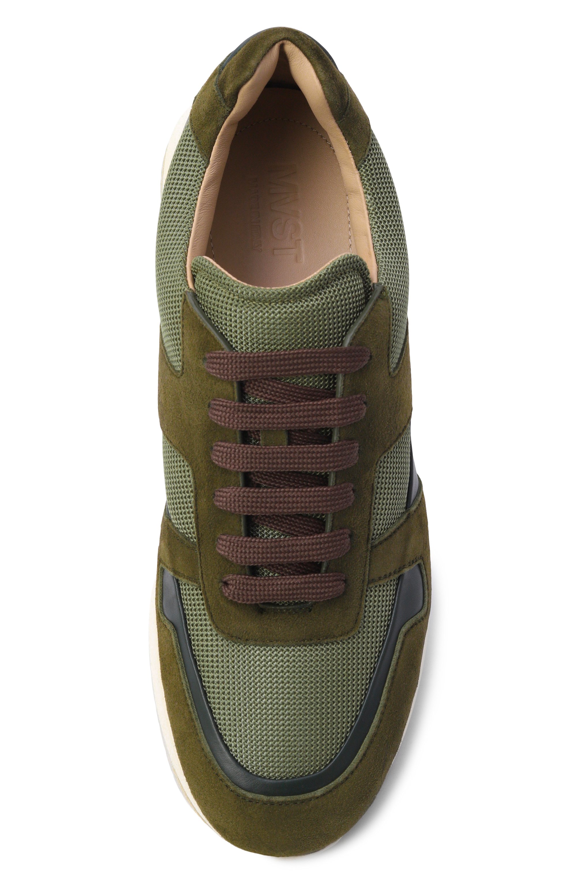 Комбинированные кроссовки MVST, арт. SNEAKER 7/CALFSKIN+SUEDE+NYL0N, фото 5