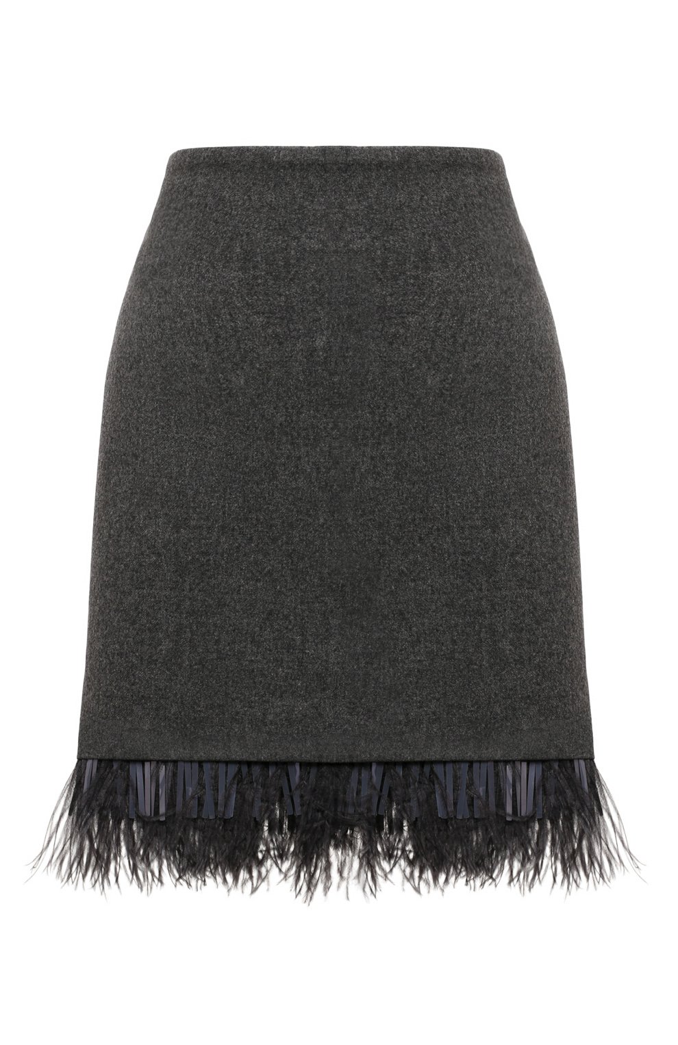 Юбка с отделкой перьями BRUNELLO CUCINELLI, арт. MD588G3702, фото 1