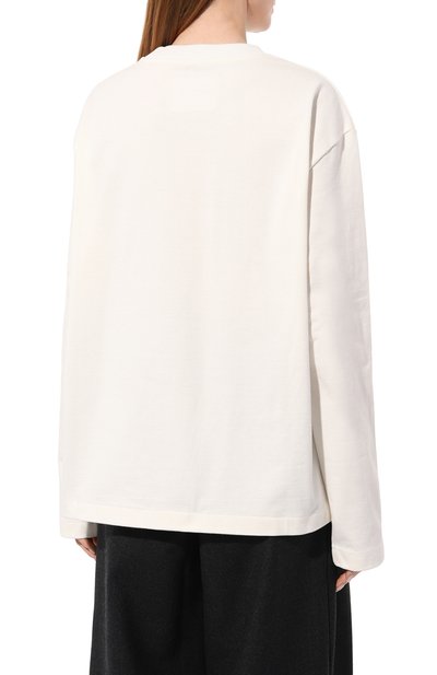 Хлопковый лонгслив JIL SANDER, арт. J02GC0107/J45047, фото 4