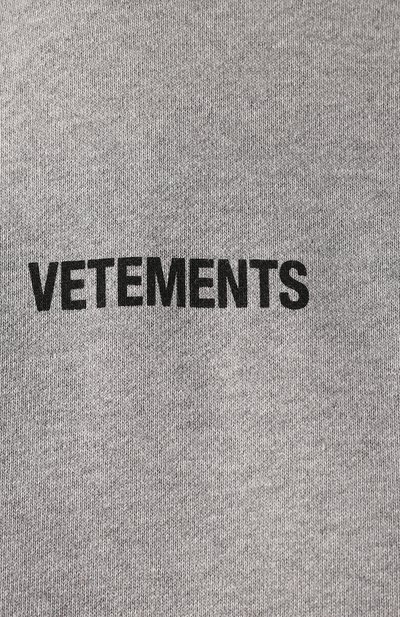 Хлопковое худи VETEMENTS, арт. UAH20TR725/W, фото 5