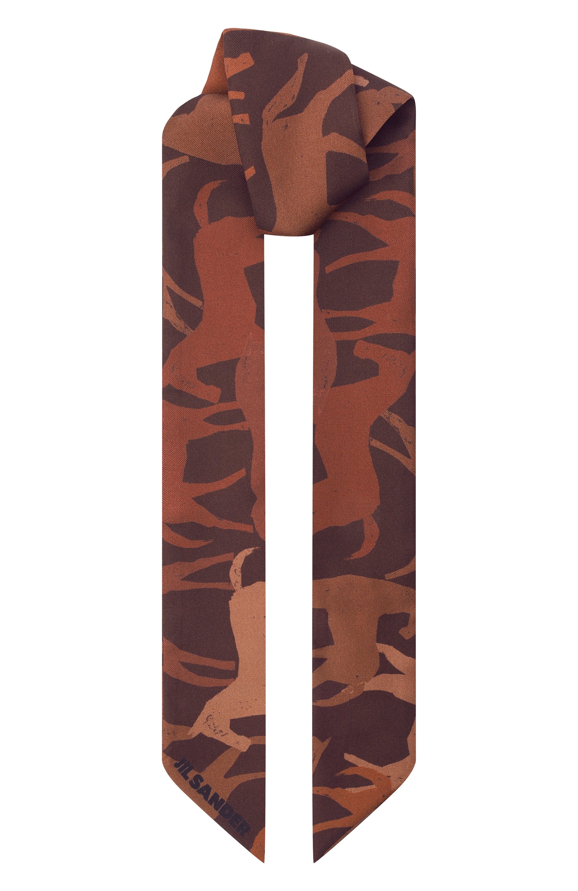 Шелковый шарф-твилли JIL SANDER, арт. J53TF0005/J40084, фото 1