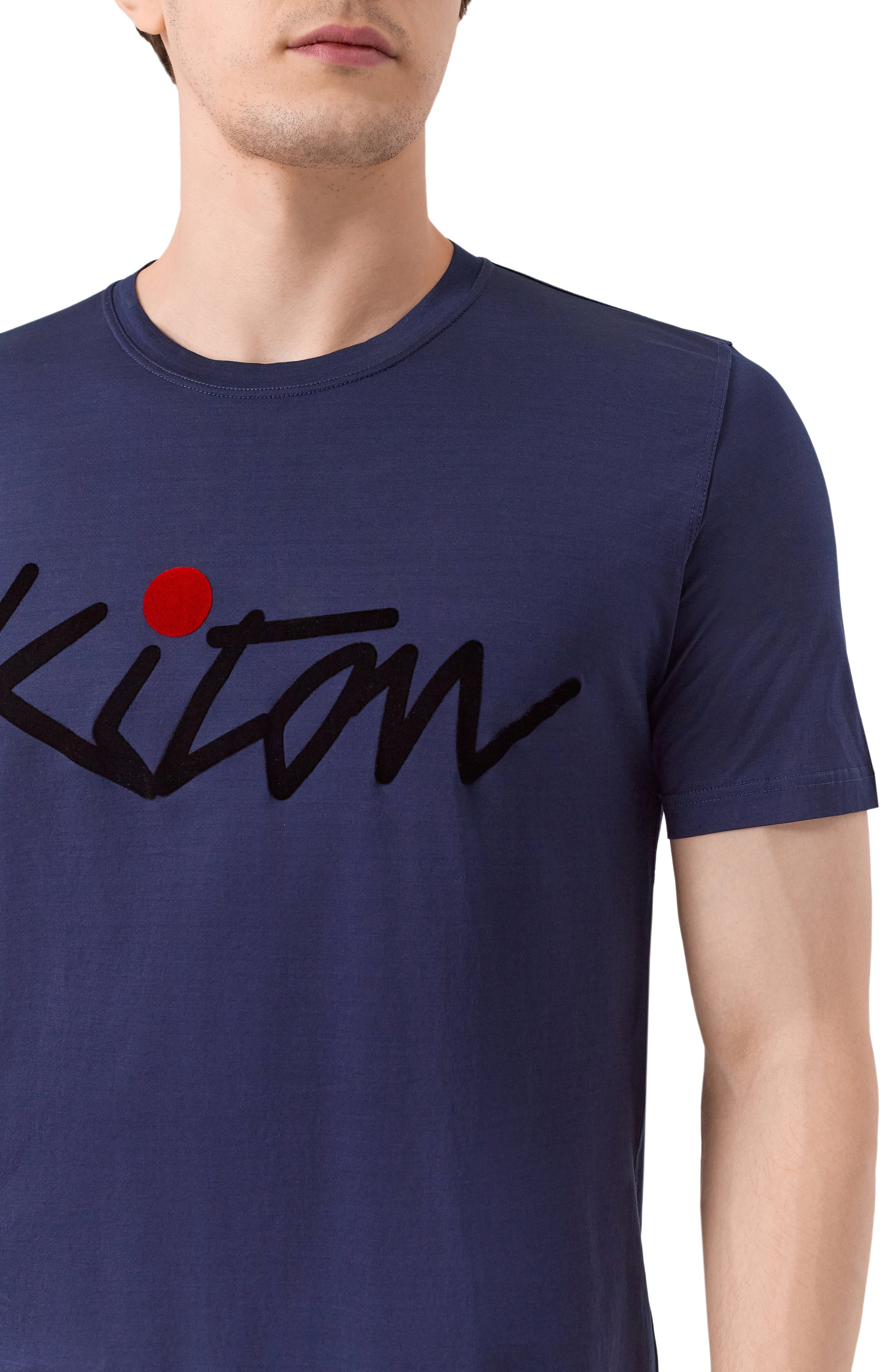 Хлопковая футболка KITON, арт. UMK0482769S, фото 5