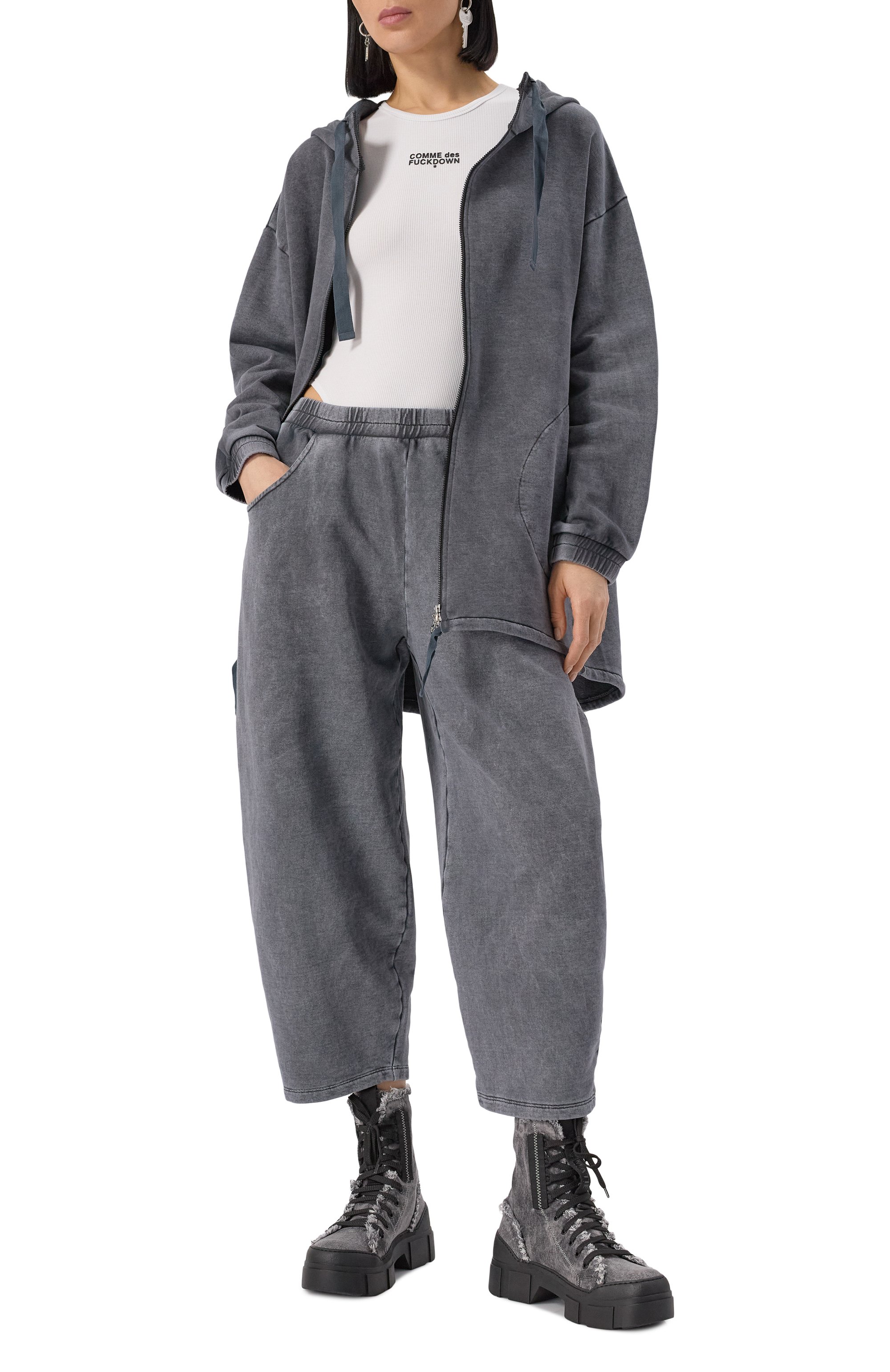 Хлопковое боди COMME DES FUCKDOWN, арт. CFABW01244, фото 2