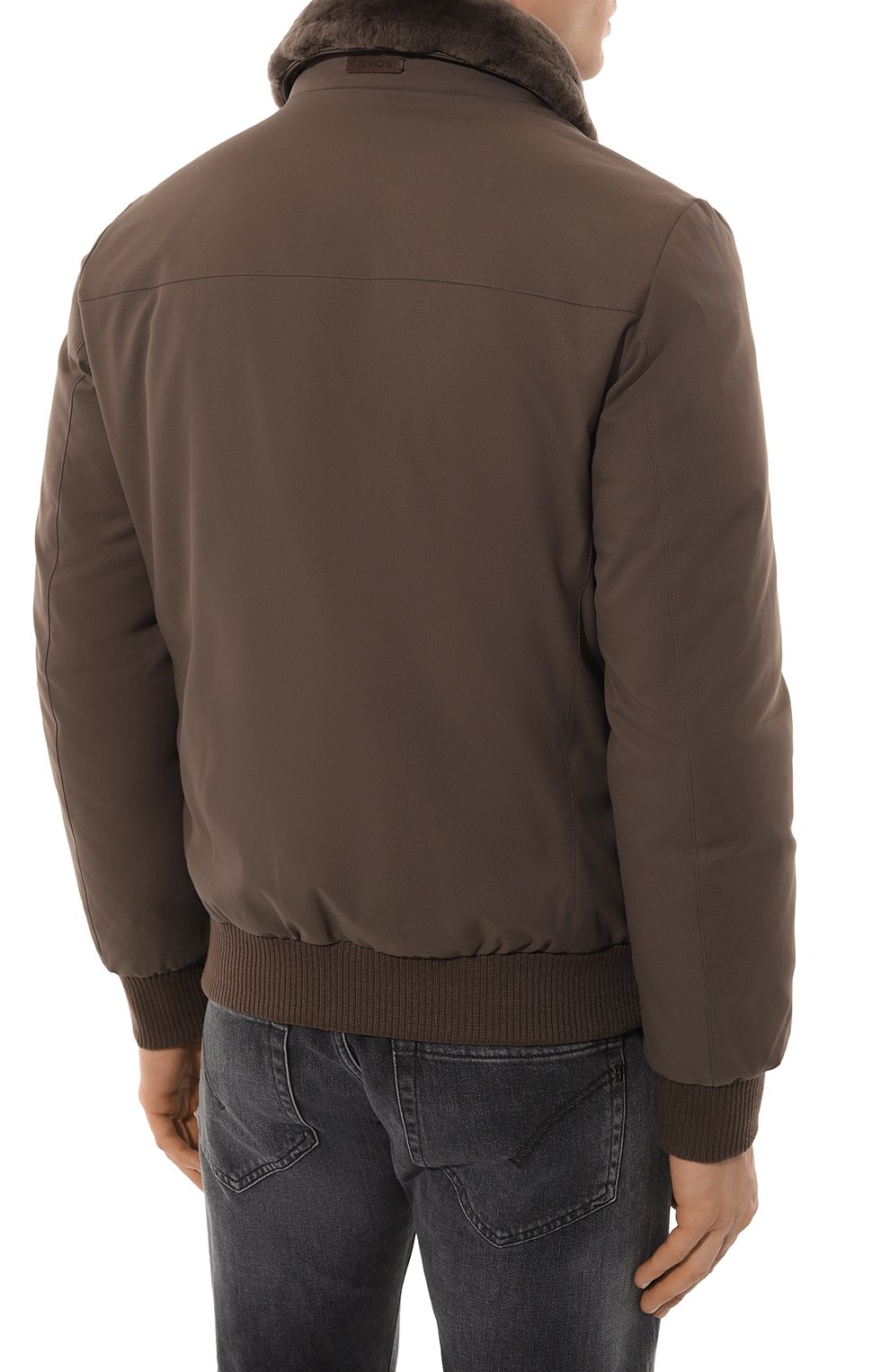 Пуховый бомбер с воротником из овчины GIMO'S, арт. 4W20.U.040.345, фото 4