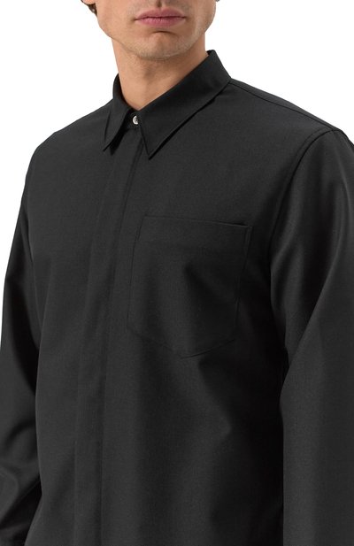 Шерстяная рубашка DRIES VAN NOTEN, арт. 251-020708-1310, фото 5