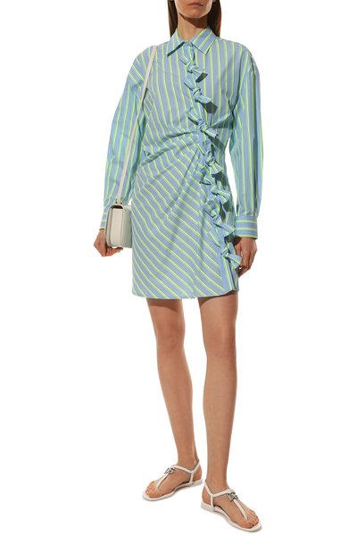 Хлопковое платье MSGM, арт. 3241MDA22A 227005, фото 2