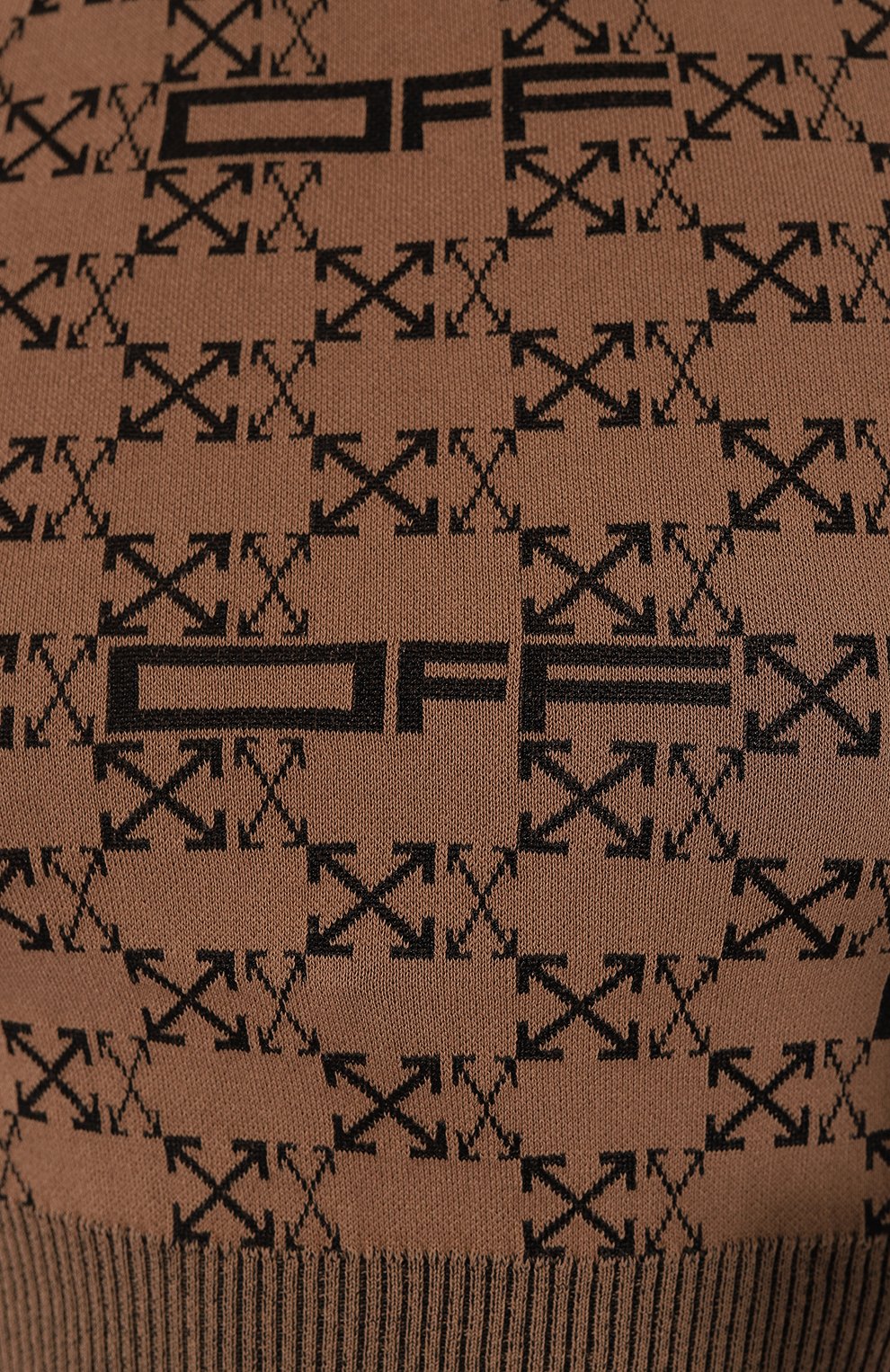 Пуловер из хлопка и вискозы OFF-WHITE, арт. OWHE074F22KNI0016010, фото 5