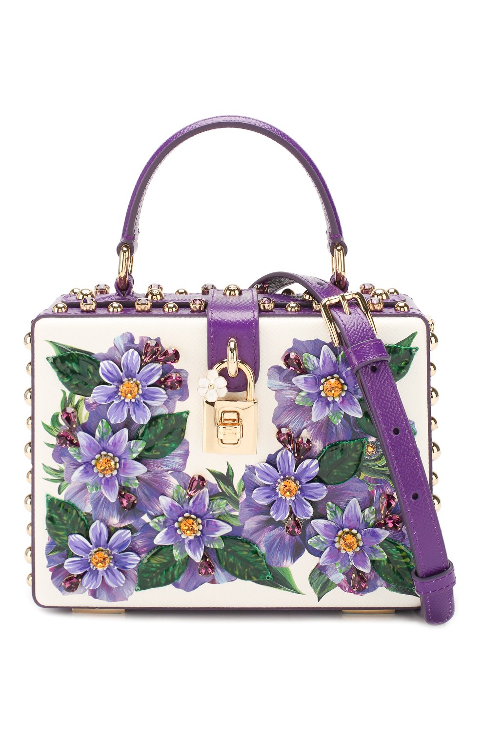 Сумка dolce box DOLCE & GABBANA разноцветного цвета по цене 424500 руб., арт. BB5970/AX029, фото 6 Сумка dolce box DOLCE & GABBANA, арт. BB5970/AX029, фото 6