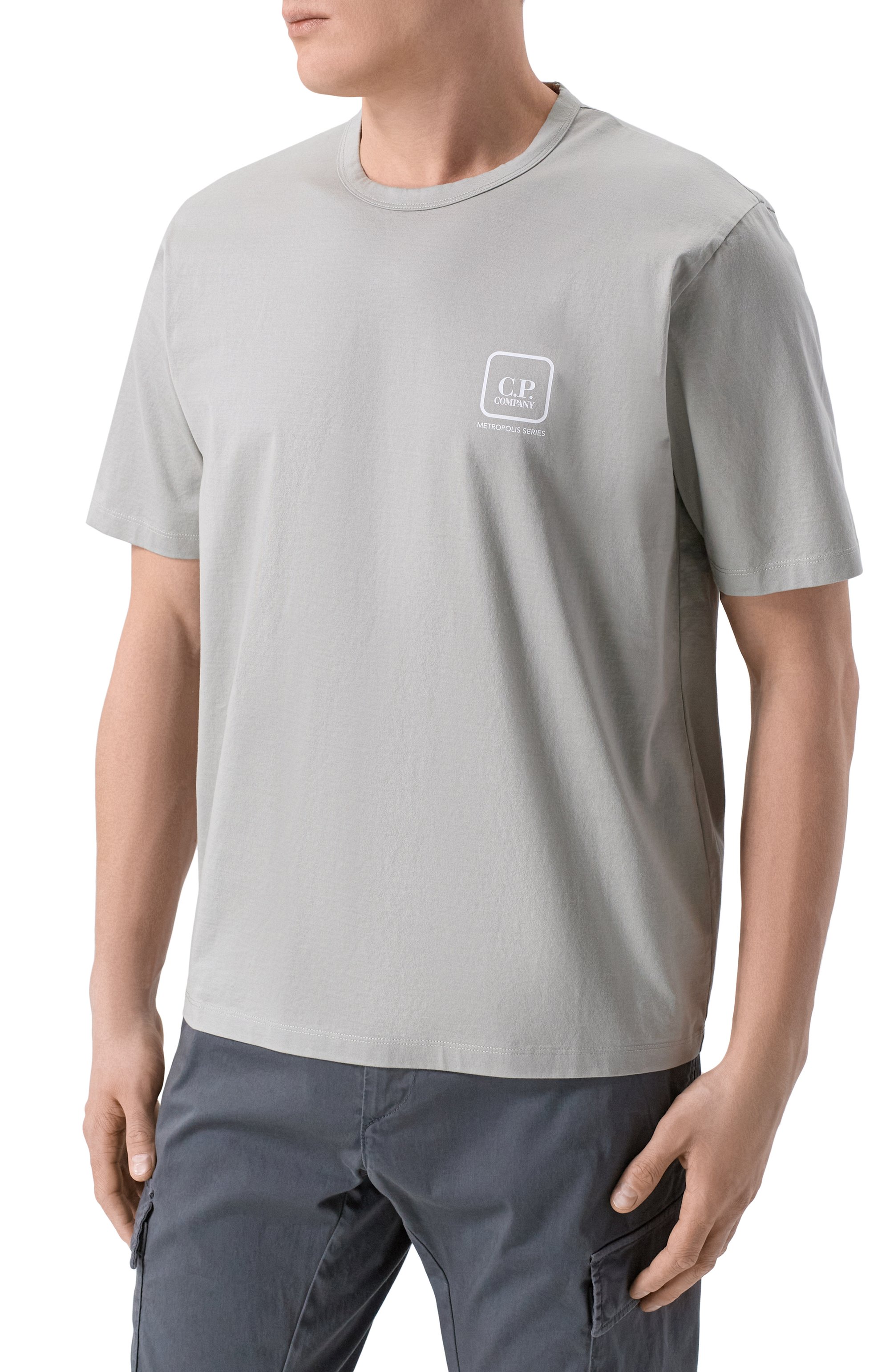 Хлопковая футболка C.P. COMPANY, ар т. 20CLTS055A/006370W, фото 3