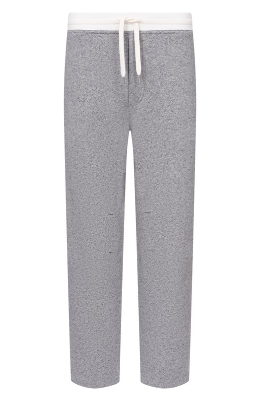 Брюки из хлопка и льна Brunello Cucinelli MR8313381G Серый MR8313381G