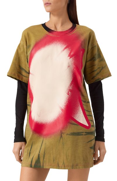 Хлопковое платье DIESEL, арт. A17231/0HQAS, фото 3