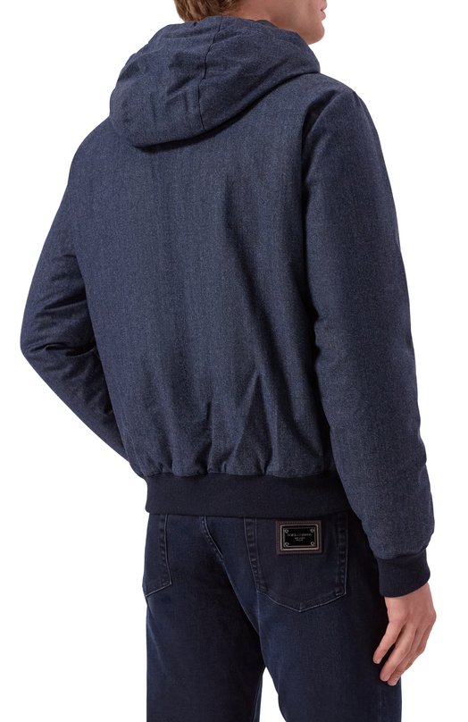 Шерстяной бомбер Oniro-FFL Moorer 0NIR0/FFL Синий  0NIR0/FFL Фото 4