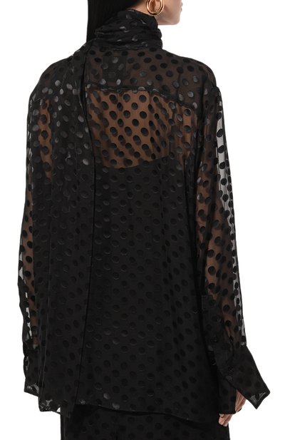Блузка из шелка и вискозы GIVENCHY, арт. BW61B3/15NV, фото 4