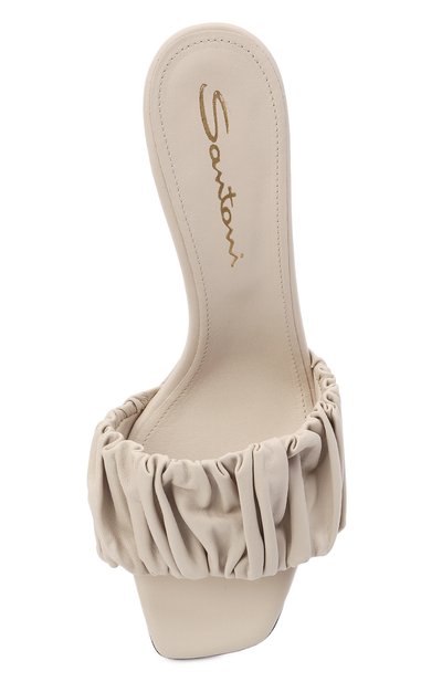 Кожаные мюли SANTONI, арт. WHNS59289HA2TPPTE32, фото 5