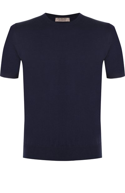 Мужской джемпер с короткими рукавами из смеси хлопка и кашемира FIORONI, арт. M16609A2