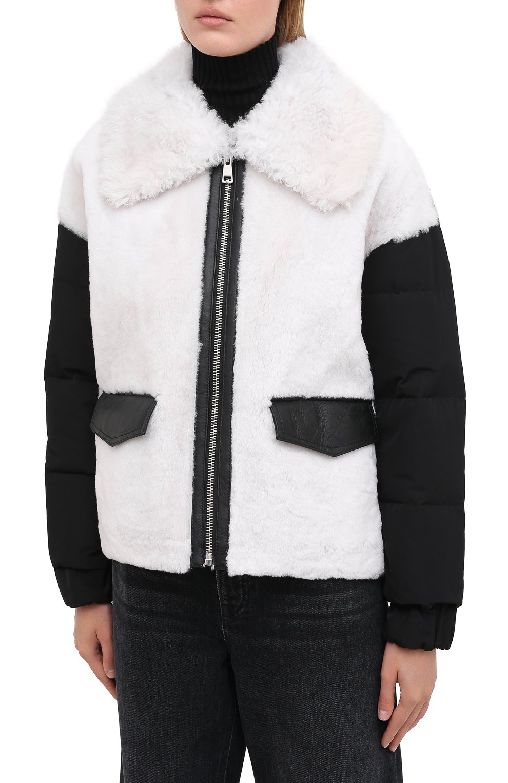 Куртка с меховой отделкой METEO YVES SALOMON, арт. 21WMV70965MED0, фото 4