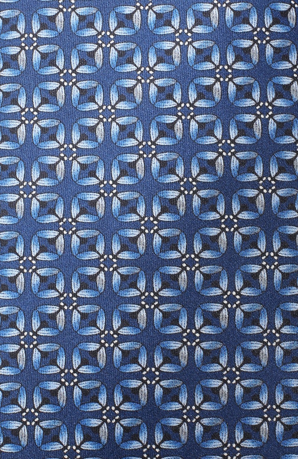 Шелковый галстук LANVIN темно-синего цвета по цене 11950 руб., арт. 2345/TIE, фото 3 Шелковый галстук LANVIN, арт. 2345/TIE, фото 3