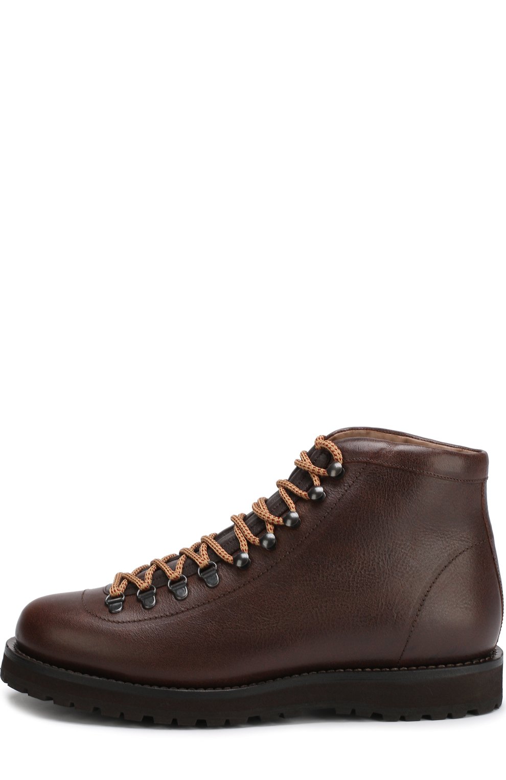 Высокие кожаные ботинки на шнуровке BRUNELLO CUCINELLI, арт. MZUKABH920, фото 3