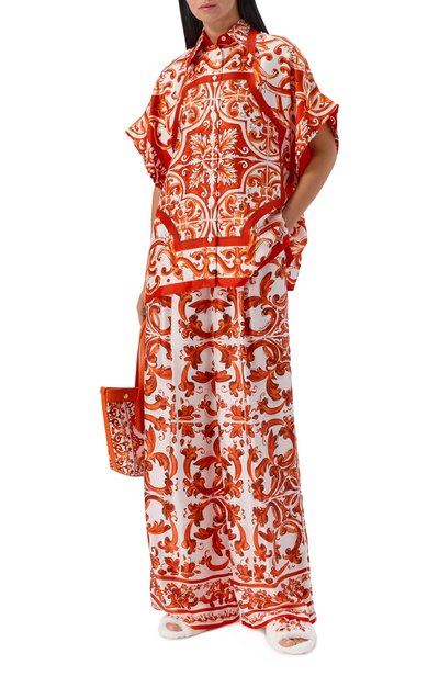 Шелковая рубашка DOLCE & GABBANA, арт. F5T52T/GDDRE, фото 2