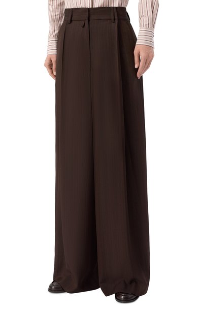 Брюки из вискозы DRIES VAN NOTEN, арт. 010914/4066, фото 3