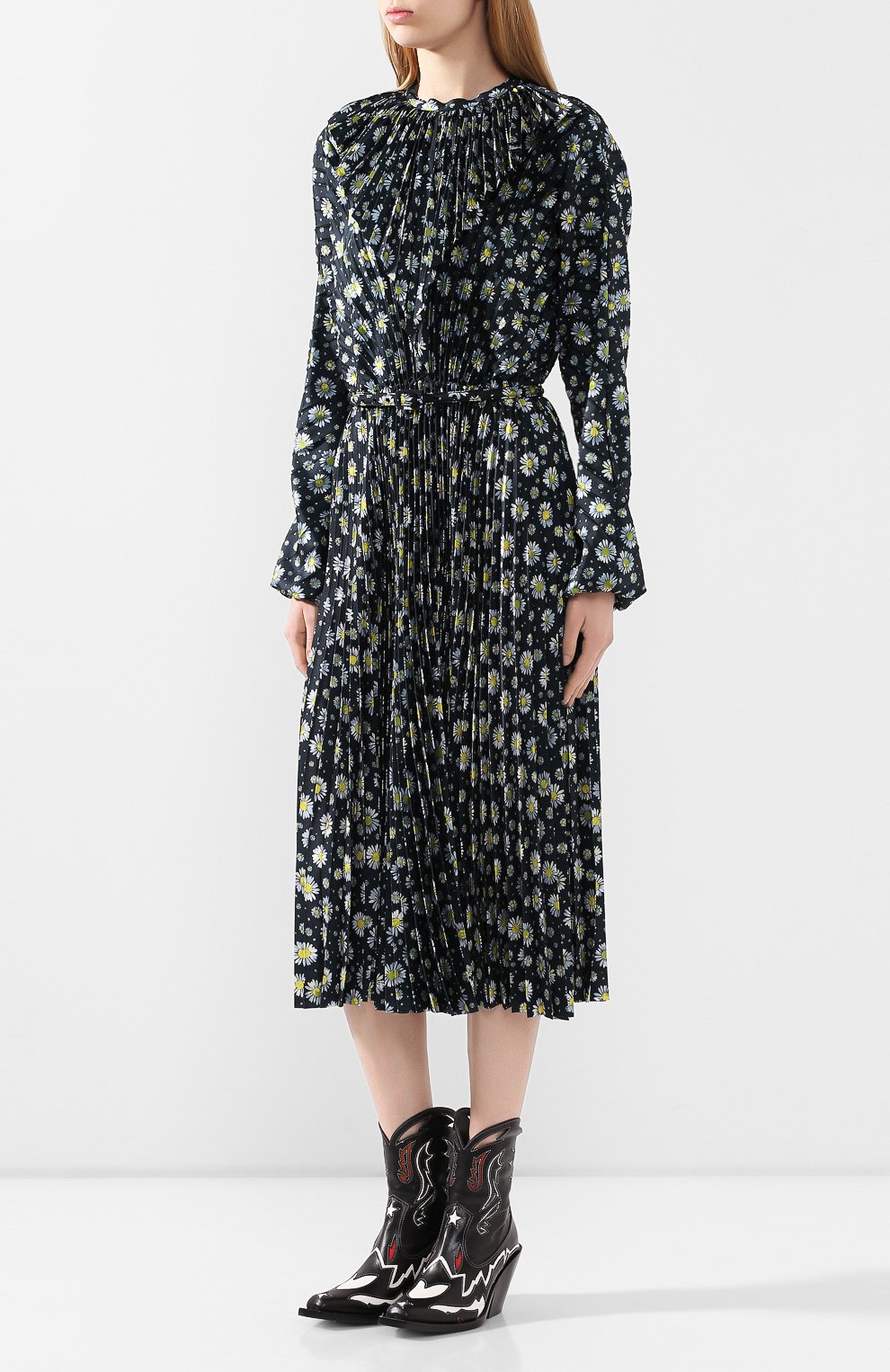 Платье VETEMENTS, арт. SS20DR290 2601/W/DAISY FL0WERS, фото 3