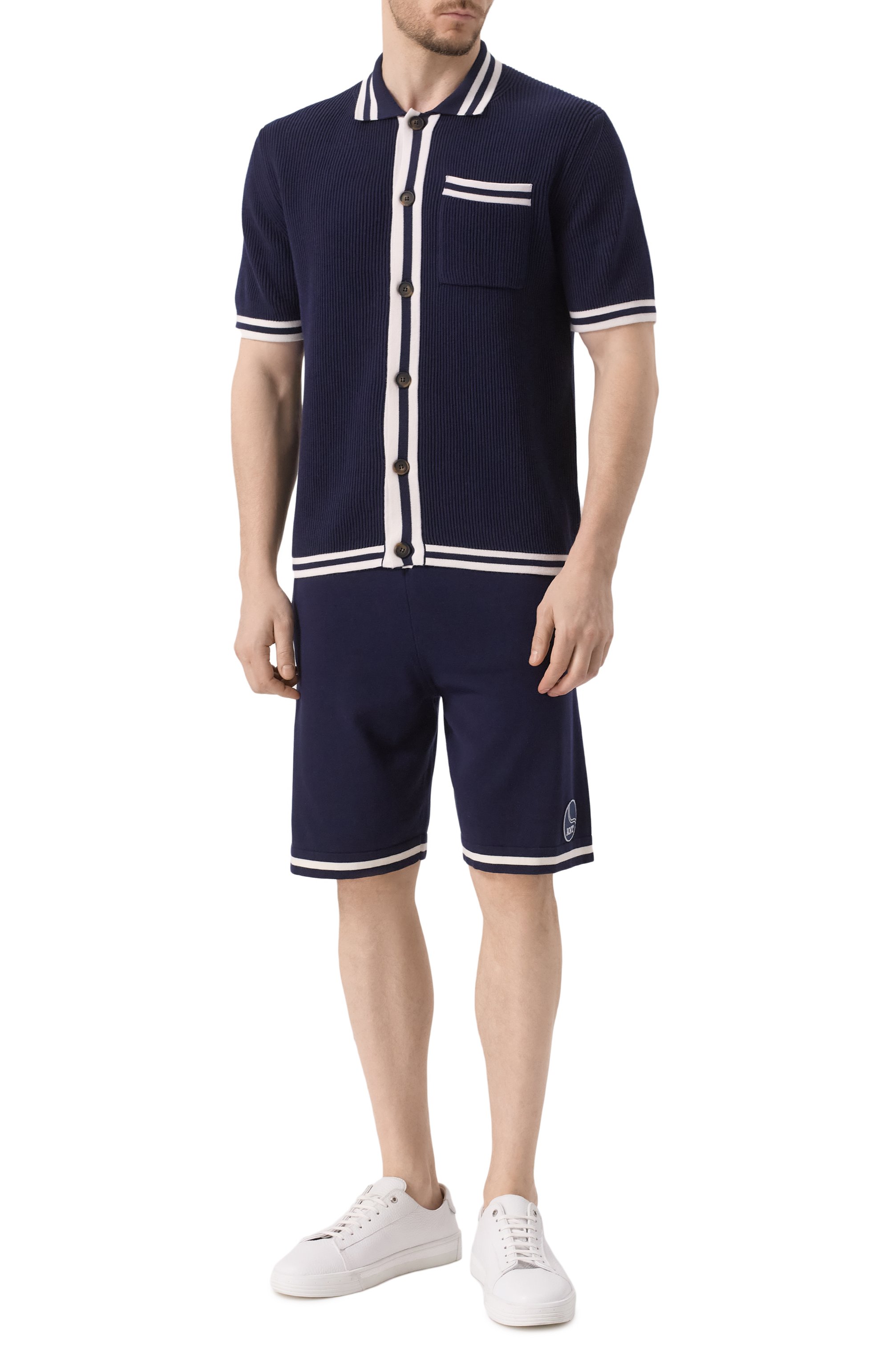 Хлопковые шорты KITON, арт. UMM064102, фото 2