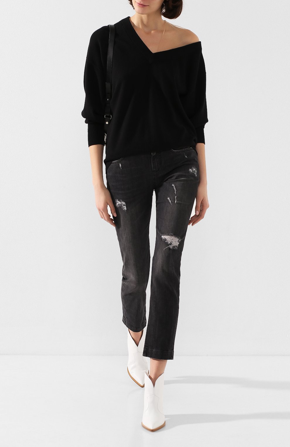 Пуловер из смеси шерсти и вискозы ALEXANDER WANG, арт. 1KC1201008, фото 2