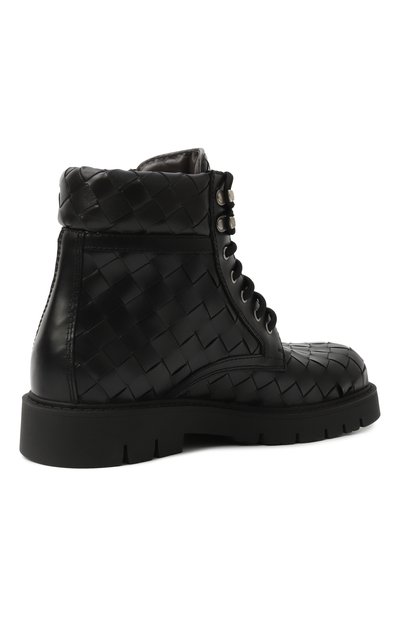 Кожаные ботинки haddock BOTTEGA VENETA черного цвета по цене 239500 руб., арт. 837876/V2WTA, фото 5 Кожаные ботинки haddock BOTTEGA VENETA, арт. 837876/V2WTA, фото 5