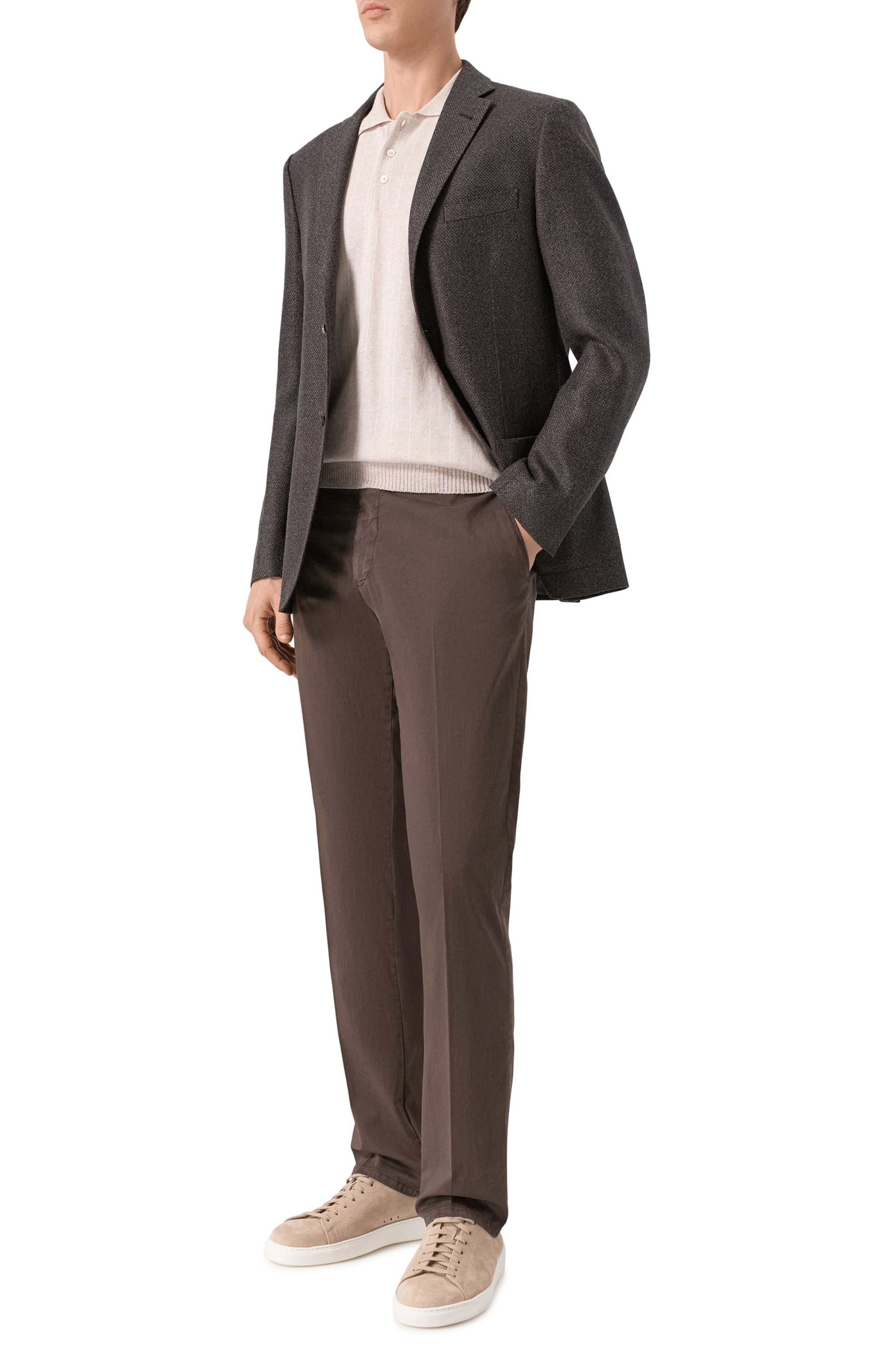 Поло изо льна и хлопка GRAN SASSO, арт. 57116/18662, фото 2