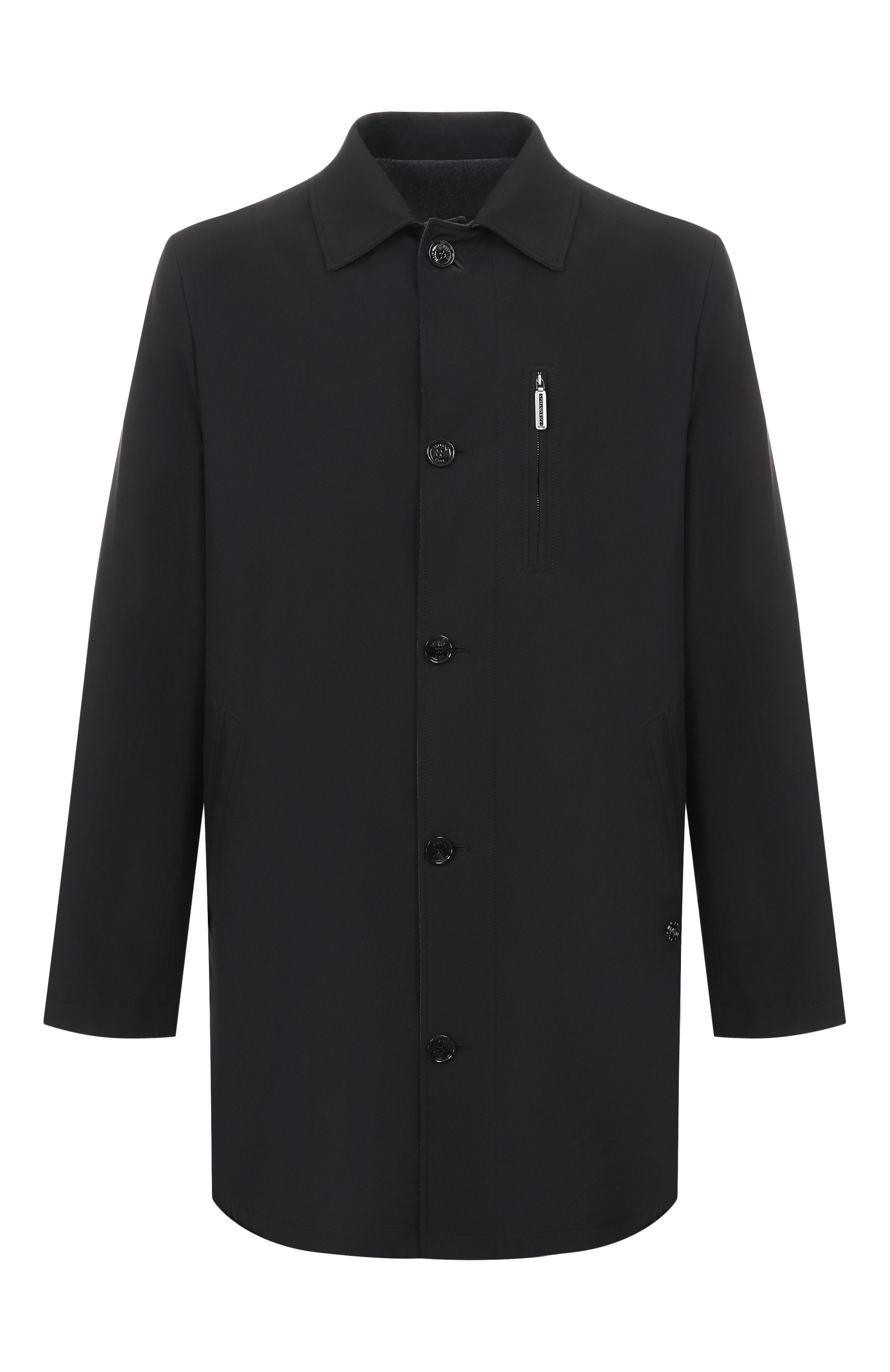 Двусторонний плащ STEFANO RICCI черного цвета по цене 518500 руб., арт. MDJ5300200/PL001H, фото 1 Двусторонний плащ STEFANO RICCI, арт. MDJ5300200/PL001H, фото 1