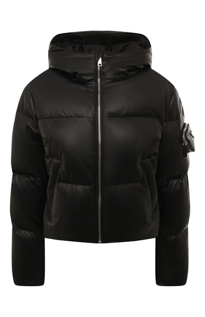 Женский кожаный пуховик PRADA, арт. 58A090-08P-F0002