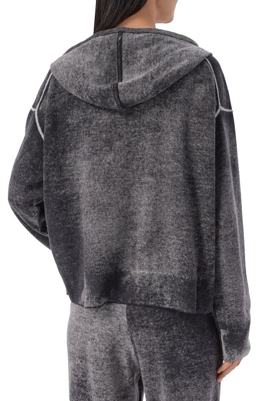 Шерстяной кардиган Diesel A22036/0TKCY Серый  A22036/0TKCY Фото 4