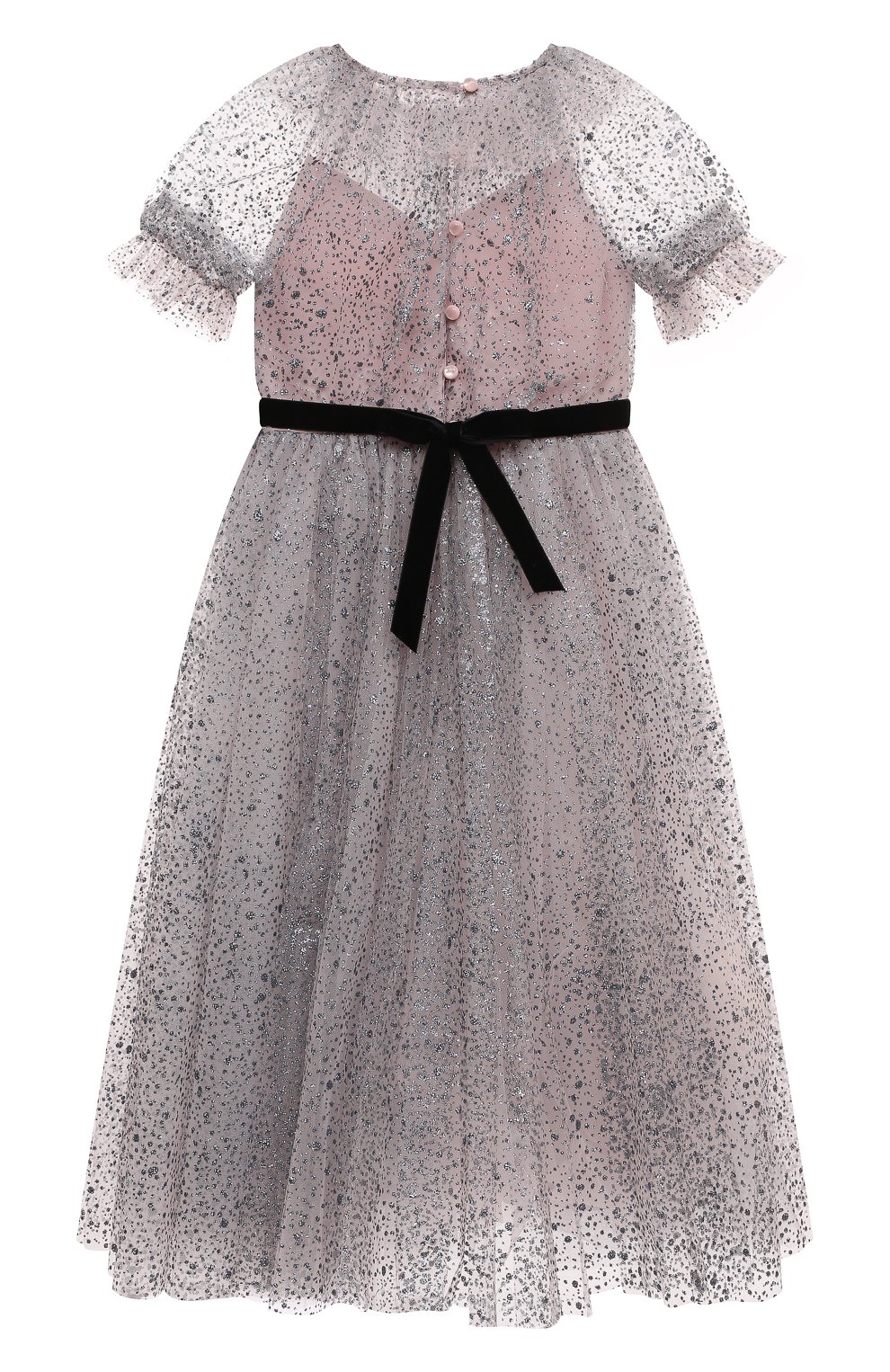 Платье DESIGNERS CAT серого цвета по цене 69950 руб., арт. 100000K01001195/10A-12A, фото 2 Платье DESIGNERS CAT, арт. 100000K01001195/10A-12A, фото 2